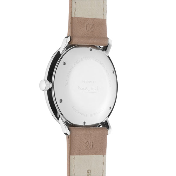 Junghans Max Bill Automatic Watch | Brown Calfskin Strap 027/3401.04