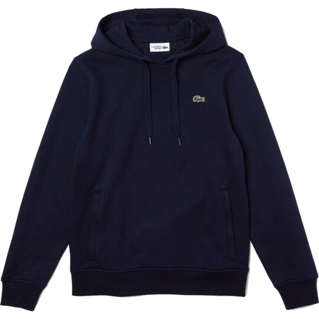 Lacoste Men's Sport Hooded Fleece Sweatshirt | Navy Blue – Sportique