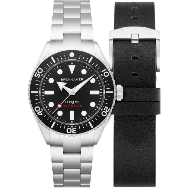 Spinnaker Spence Japan Automatic 3 Hands Watch | Stainless Steel