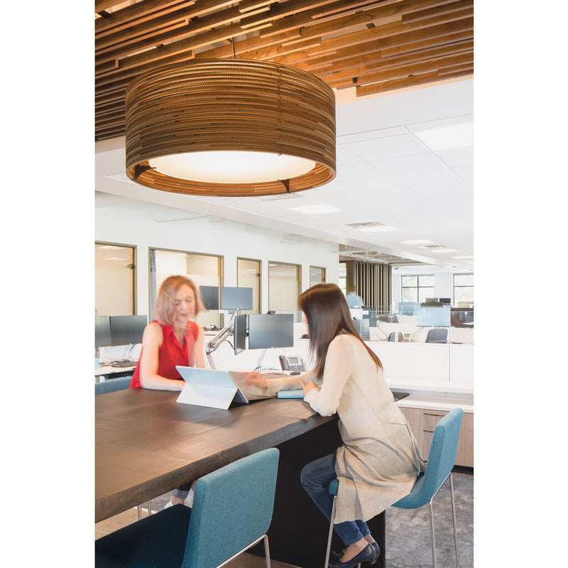 Graypants Scraplights Drum 36 Pendant | Natural