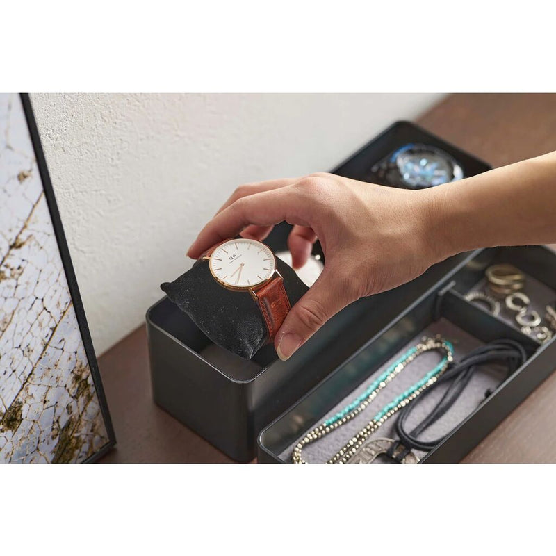 Yamazaki Accessory Holder & Watch Case With Tray | One size
