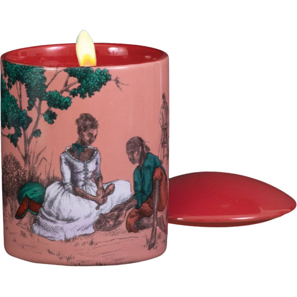L'or de Seraphine x Sheila Bridges Ceramic Jar Candle | St. Nicholas Park 