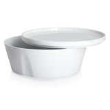 Degrenne L'Econome Starck Porcelain Straight Bowl & Plate | 9.4"