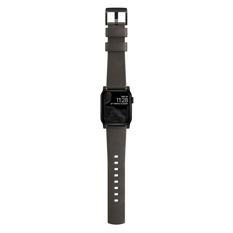 Hello Nomad Apple Watch Active Leather Strap 44mm/42mm | Mocha