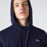 Lacoste Men's Sport Hooded Fleece Sweatshirt | Navy Blue