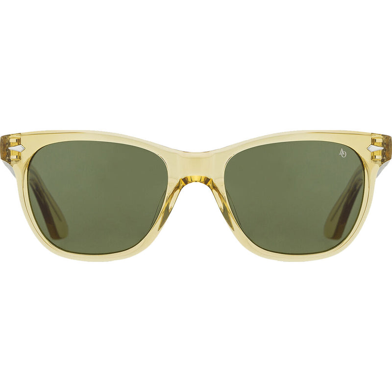 American Optical Eyewear Saratoga Sunglasses | Yellow Crystal/Green Nylon