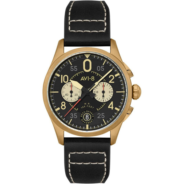 AVI-8 Spitfire Lock Chronograph Watch | Void Black