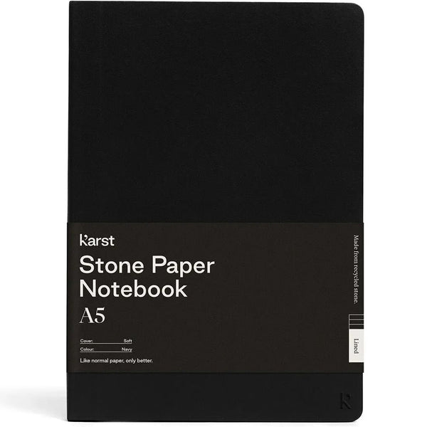 Karst A5 Softcover Notebook Lined | Black