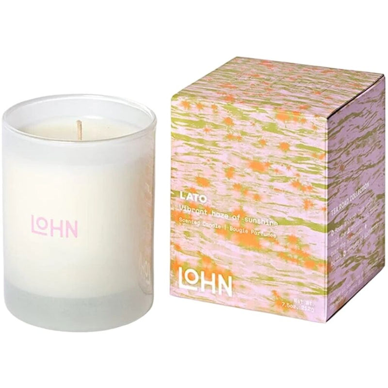Lohn Mini Candle | Lato | Notes of Lemon, Bergamont, and Hibiscus | 3 oz