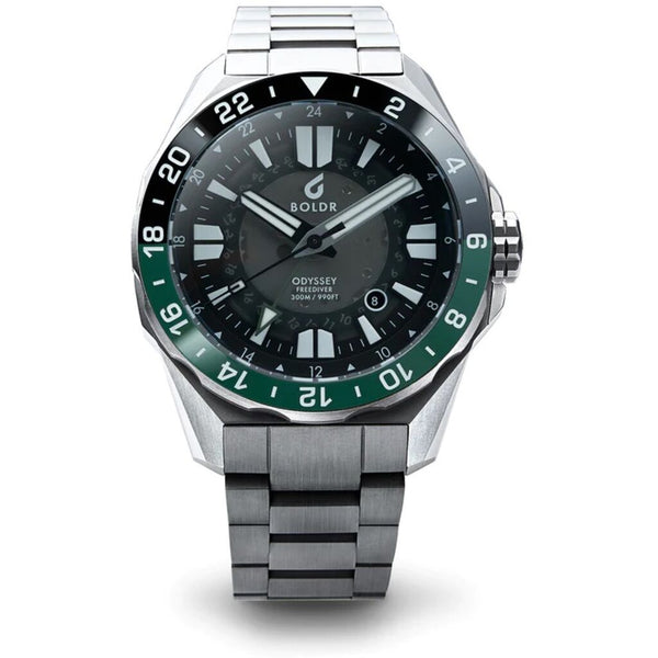 BOLDR Odyssey Freediver Gmt Wristwatch | Multi-Layered with Ombre Dial