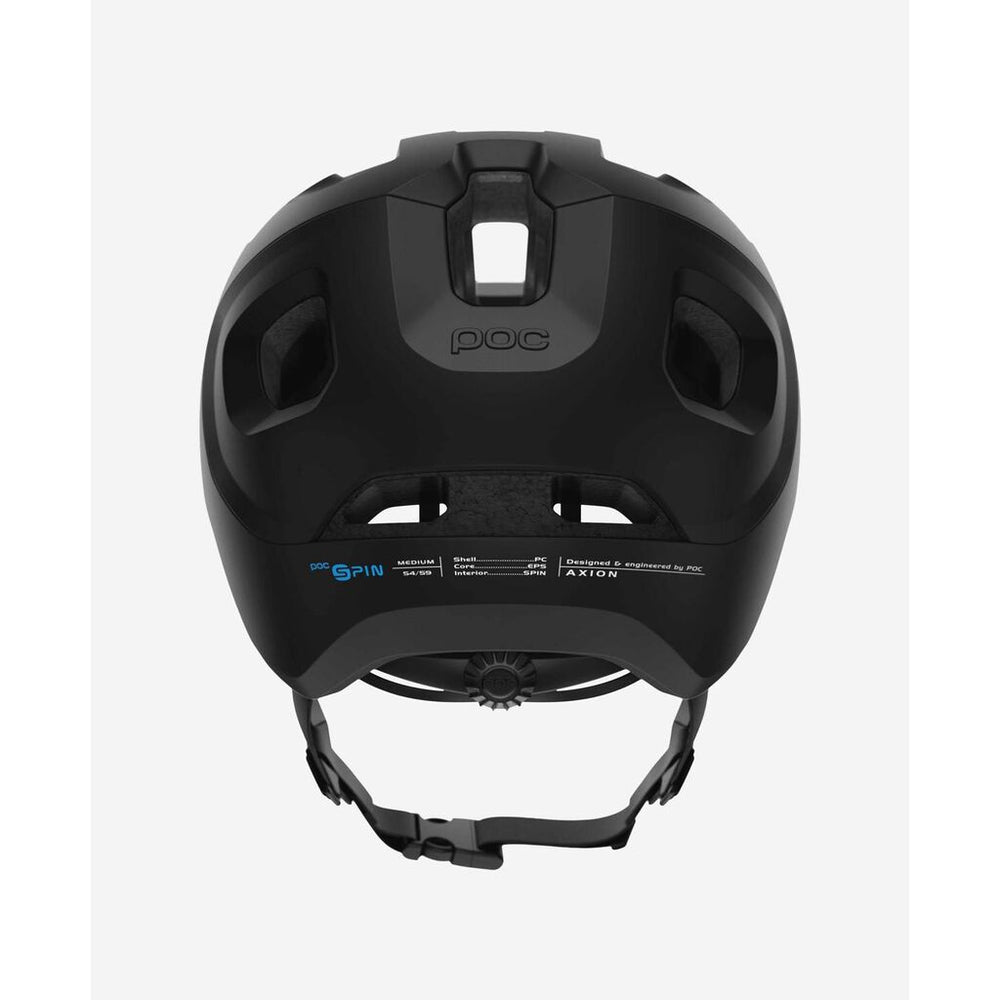 poc axion spin mtb helm POC Axion SPIN Helmet - Matte White