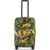 Crash Baggage Icon Pattern Trolley Suitcase | Green Camo