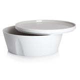 Degrenne L'Econome Starck Porcelain Straight Bowl & Plate | 9.4"