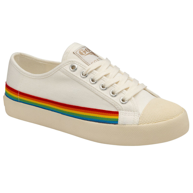 Gola Ladies Coaster Rainbow Drop Sneaker | Off White/Multi