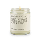 Anecdote Candles Rooftop Soirée Glass Jar Candle | Peony and Suede