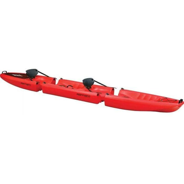 Point 65 Sweden Falcon Tandem with 2 Paddles | Red