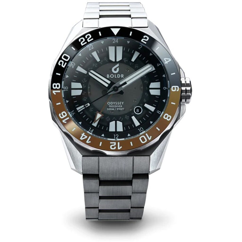 BOLDR Odyssey Freediver Gmt Wristwatch | Multi-Layered with Ombre Dial
