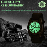 Bertucci A-2S Ballista X1 Illuminated Watch | X1 Super Luminous Dial
