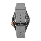 Columbia Pacific Outlander Gray 3-Hand Date Men's Lifestyle Analog Watch | Gray Silicone