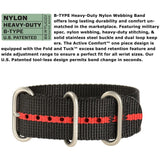 Bertucci A-3P Optic White Watch | Optic White Dial with Black Case | Red Line