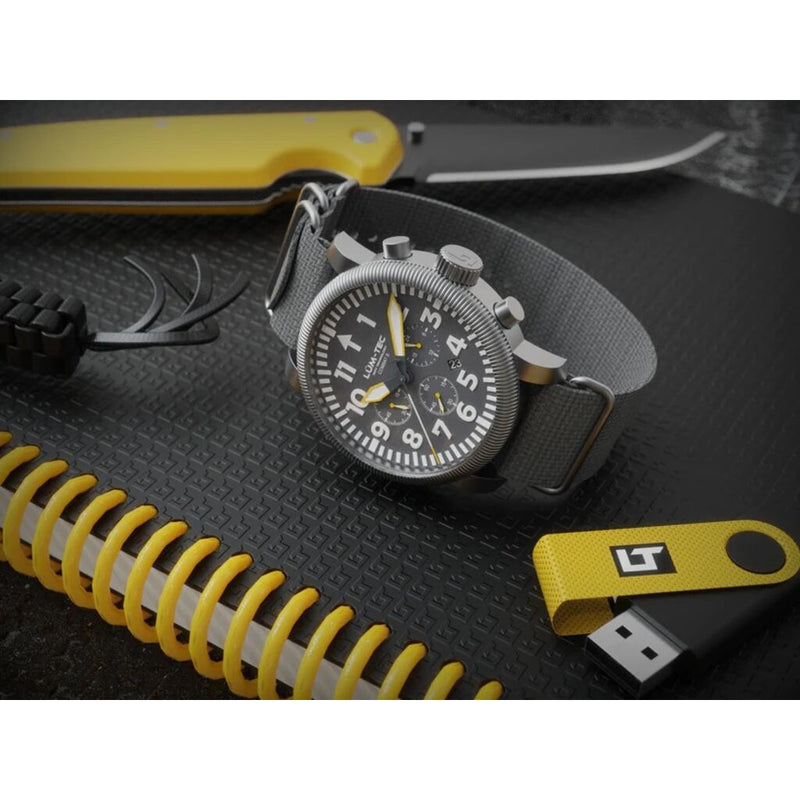 Lum Tec Combat B55 Chrono Watch 43mm Sportique Lum Tec Combat B55 Chrono Watch 43mm Sportique