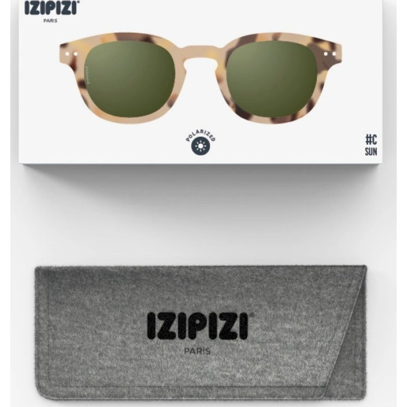 IZIPIZI #C Sunglasses | Light Tortoise Polarized