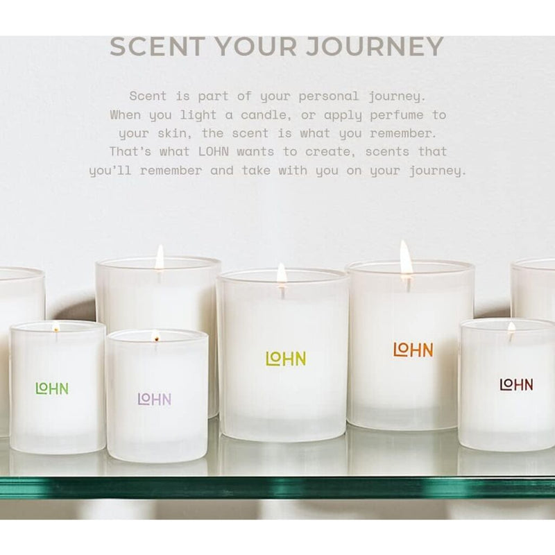 Lohn Mini Candle | Lato | Notes of Lemon, Bergamont, and Hibiscus | 3 oz