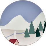 Degrenne Destination Montagne 6 Round Plates Set | 23 Cm