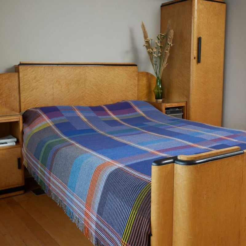 Wallace Sewell Calvert Lambswool Pinstripe Throw | Small