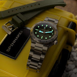 Spinnaker Boetteger Automatic Watch | Dark Olive