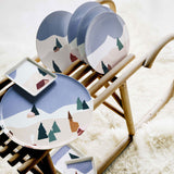 Degrenne Destination Montagne 6 Round Plates Set | 23 Cm