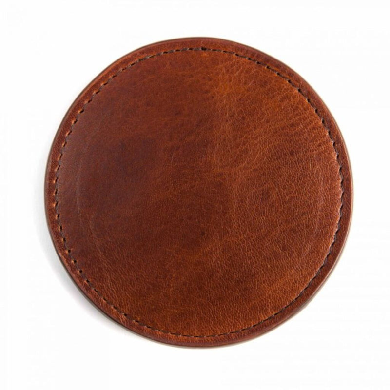 Moore & Giles Leather Wrapped Coaster