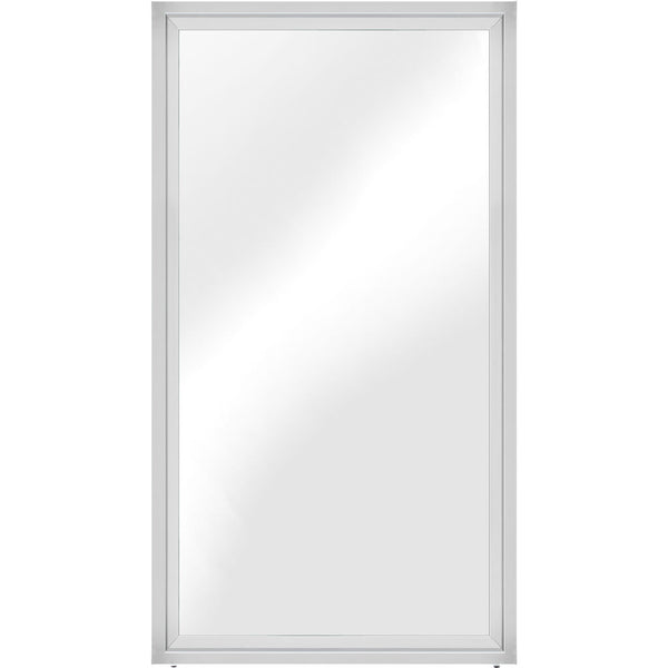Nuevo Glam Floor Mirror | Silver Stainless Steel Polished