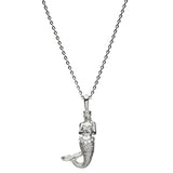 Awe Inspired Mermaid Charm Necklace | Standard Cable Chain