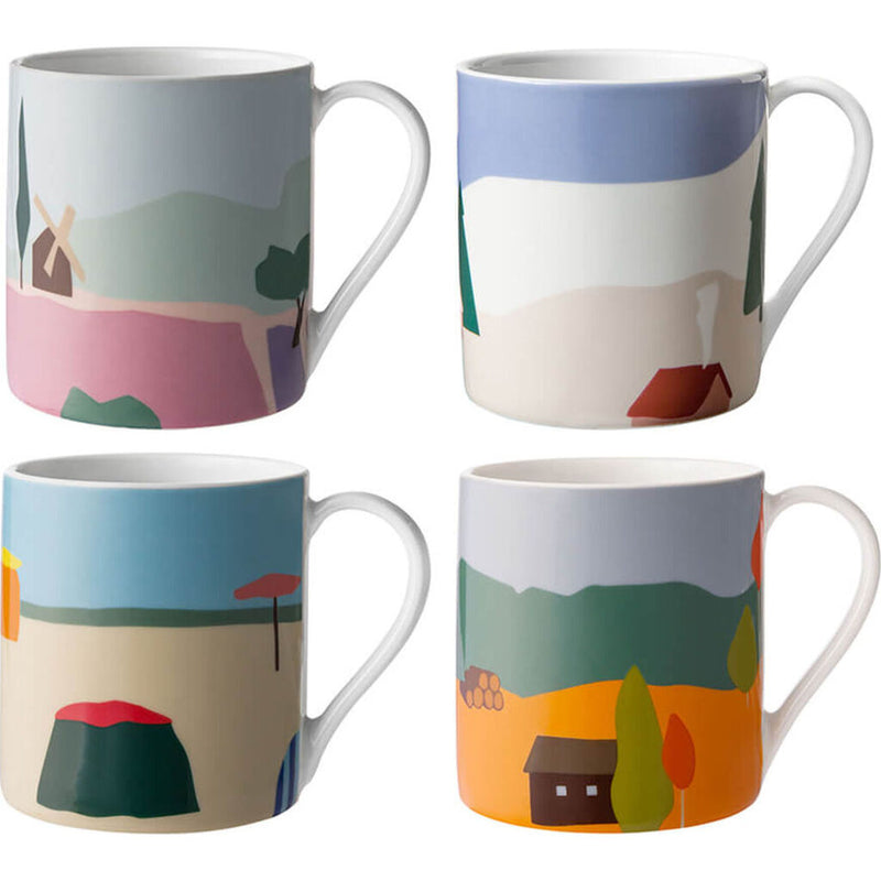 Degrenne Destination 4 Mugs Gift Box