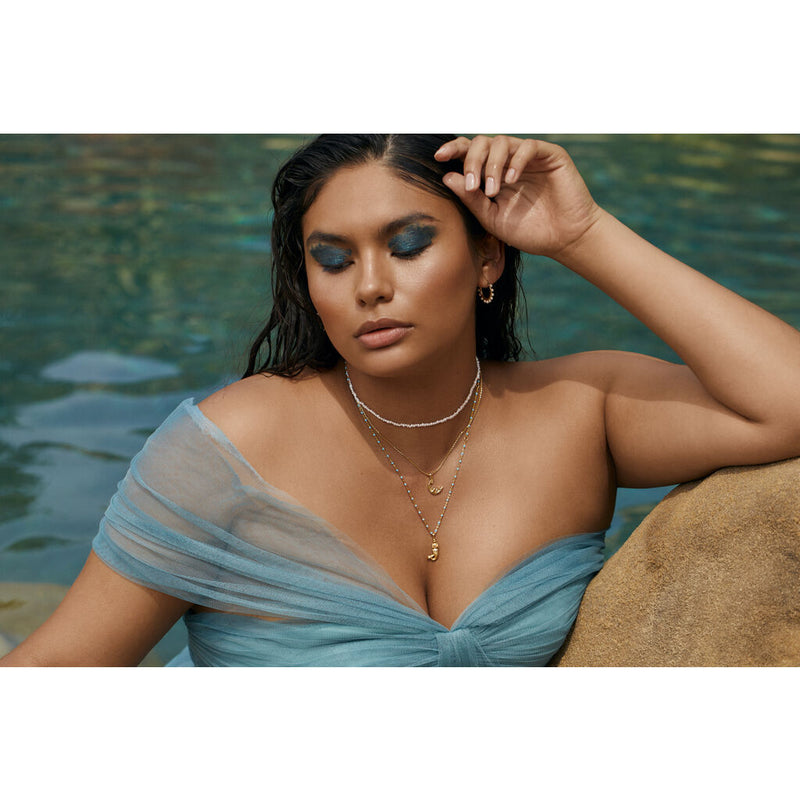 Awe Inspired Mermaid Charm Necklace | Standard Cable Chain