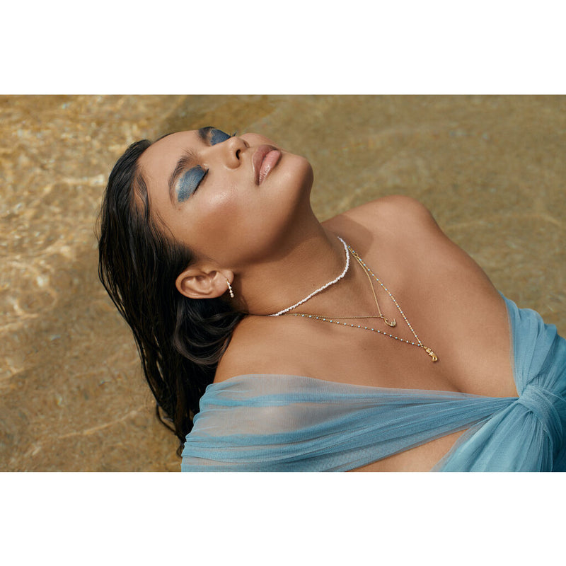 Awe Inspired Mermaid Charm Necklace | Standard Cable Chain