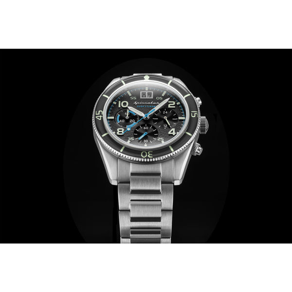 Spinnaker Fleuss Chrono SP-5085-11 Quartz Watch | Grey/Steel