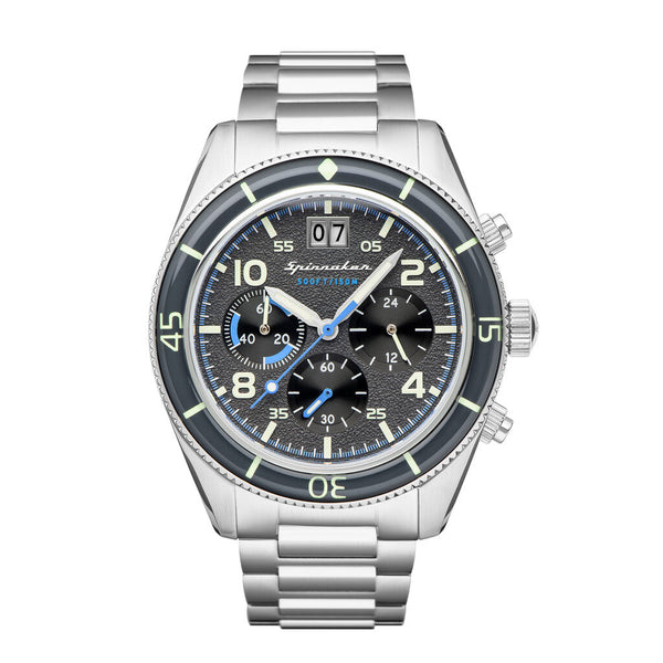 Spinnaker Fleuss Chrono SP-5085-11 Quartz Watch | Grey/Steel