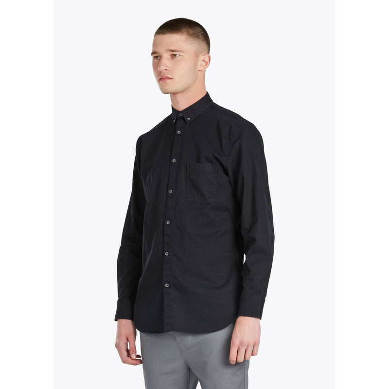 Zanerobe 7FT Long Sleeve Shirt | Black Denim