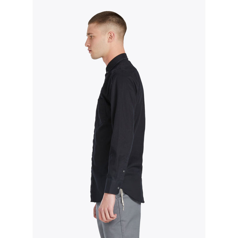 Zanerobe 7FT Long Sleeve Shirt | Black Denim