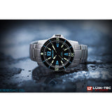 Lum-Tec 300M-4 Watch | Steel Strap
