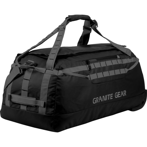 Granite Gear 30" Wheeled Packable Duffel | Black/Flint 3014-0001