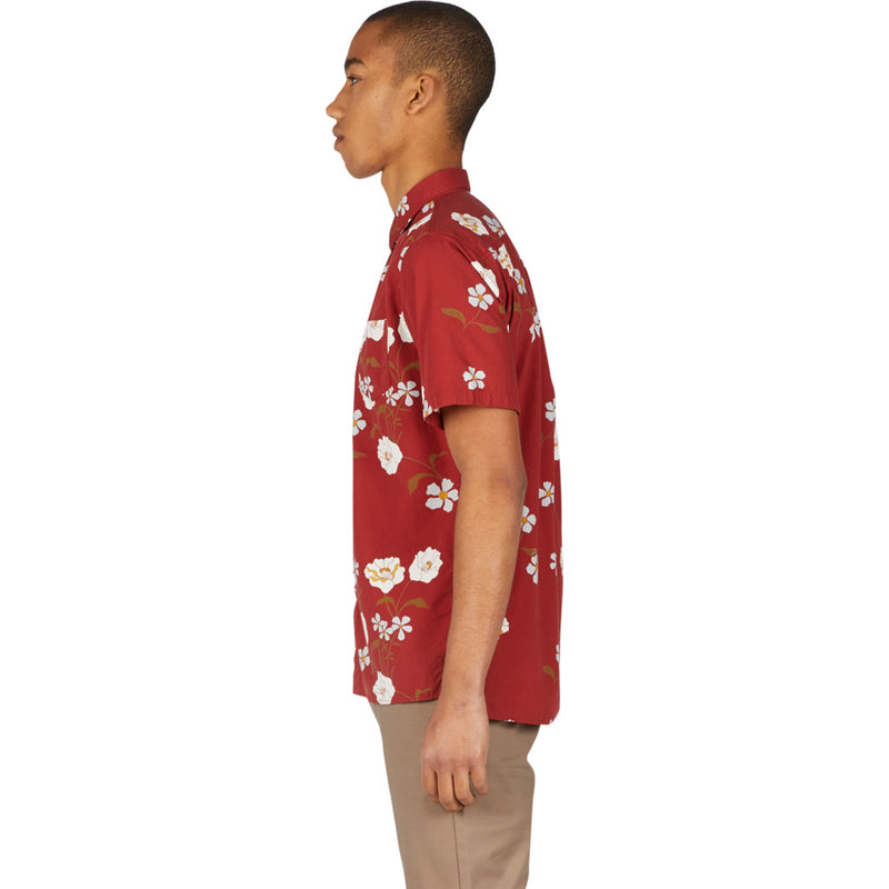 Zanerobe Orient Men's Short Sleeve Shirt | Dark Cherry