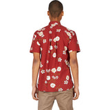 Zanerobe Orient Men's Short Sleeve Shirt | Dark Cherry
