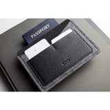 Kiko Leather Passport Holder | Black 302