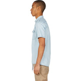 Zanerobe Denim Men's Short Sleeve Shirt | White Wash