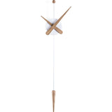 Nomon Punta Wall Clock | Oak finish/Glassfibre/Polystyrene
