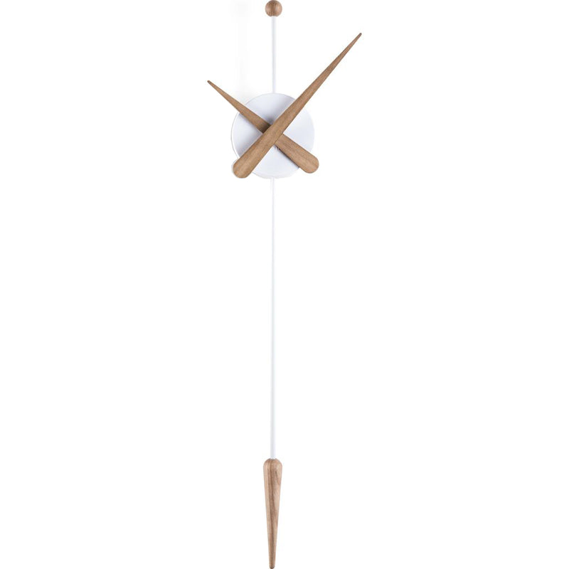 Nomon Punta Wall Clock | Oak finish/Glassfibre/Polystyrene