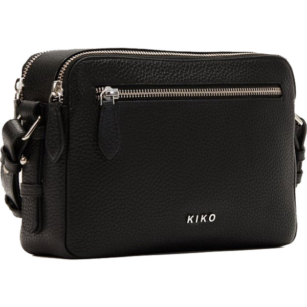 Kiko Leather Classic Crossbody Bag | Black